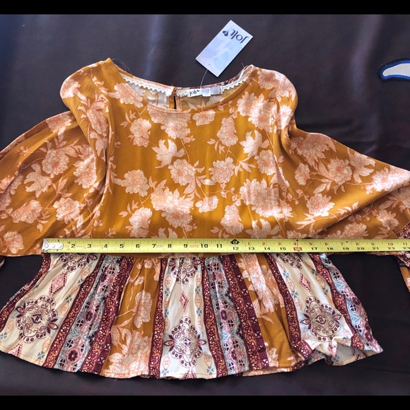 Jolt Boho style shirt Size S, NWT - Picture 8 of 9